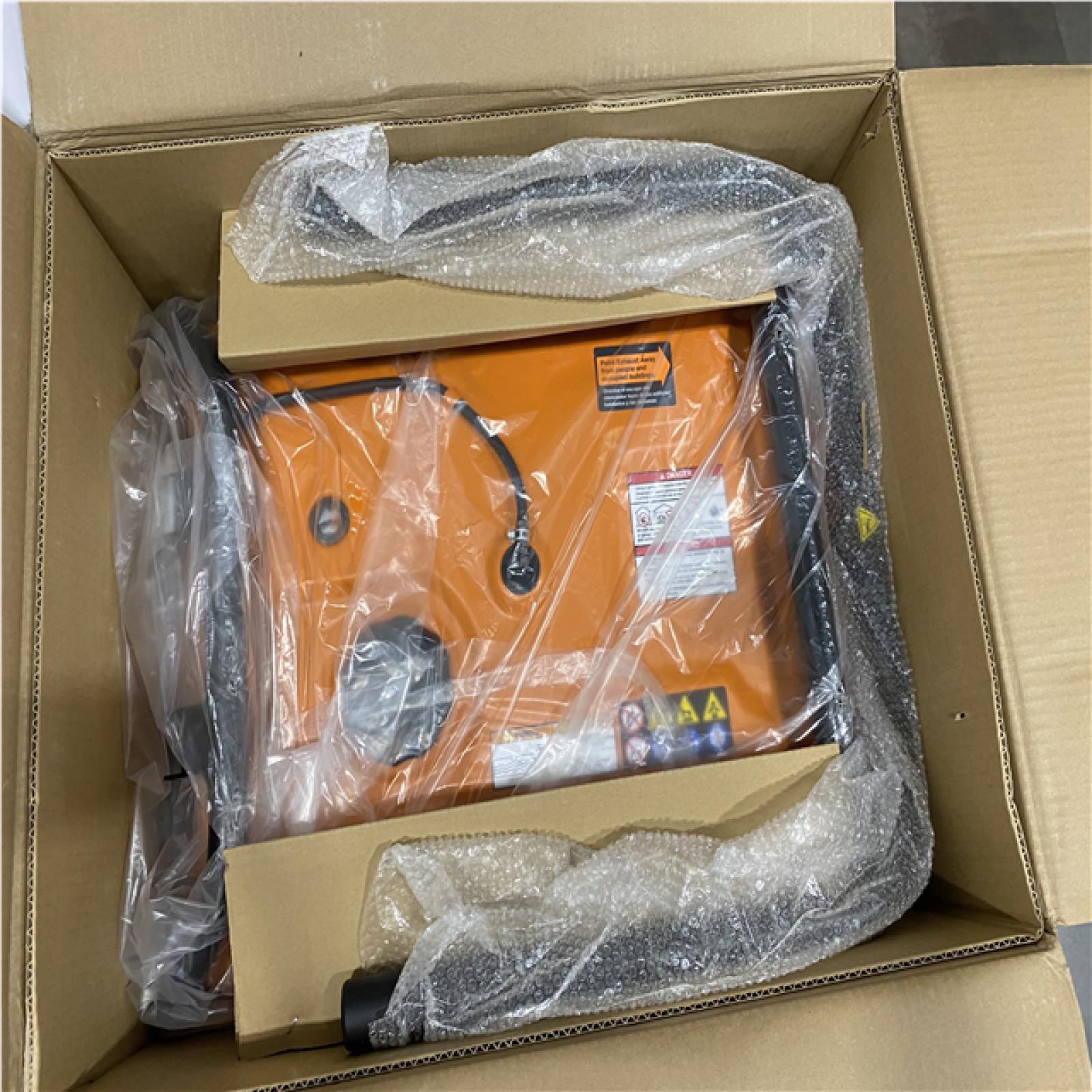 Dallas Location - As-Is  Generac Generac GP Series 9 500 Watt (120 / 240V) Electric Button / Recoil Start Tri-Fuel Portable Generator