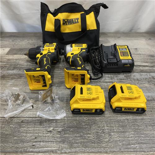 AS-IS DEWALT ATOMIC 20-Volt MAX Lithium-Ion Cordless Combo Kit