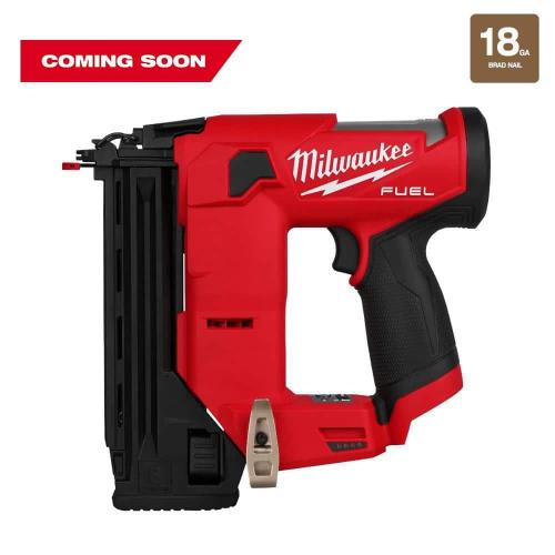 NEW - Milwaukee FUEL 12-Volt Lithium-Ion Brushless Cordless 18-Gauge 1-1/2 in. Compact Brad Nailer (Tool Only)