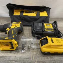 AS-IS DEWALT ATOMIC 20V Cordless 1/2 in. Compact Hammer Drill Kit