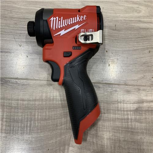 AS-IS Milwaukee FUEL 12V Lithium-Ion Brushless Cordless 1/4 in. Hex Impact Driver (Tool-Only)