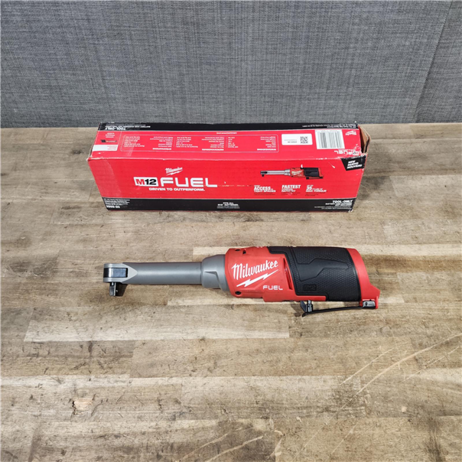 HOUSTON LOCATION - AS-IS Milwaukee 2569-20 12V Cordless 3/8 Extended Reach High Speed Ratchet (Tool Only)
