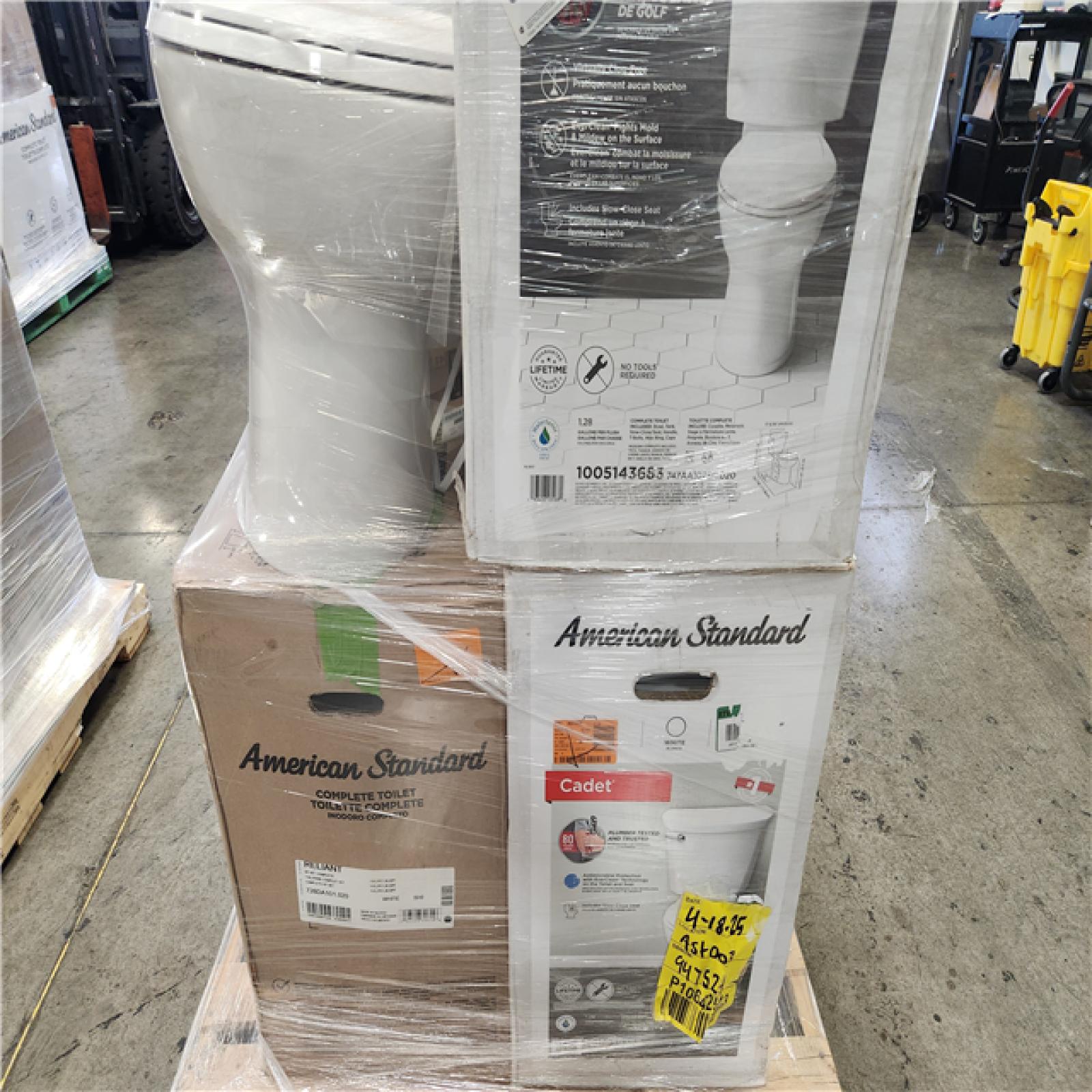 Phoenix AS-IS Mixed American Standard Toilet Pallet (6 Toilets)