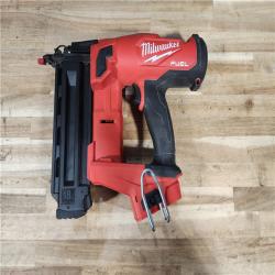HOUSTON LOCATION - AS-IS Milwaukee  FUEL 18-Volt Lithium-Ion Brushless Cordless Gen II 18-Gauge Brad Nailer (Tool-Only)