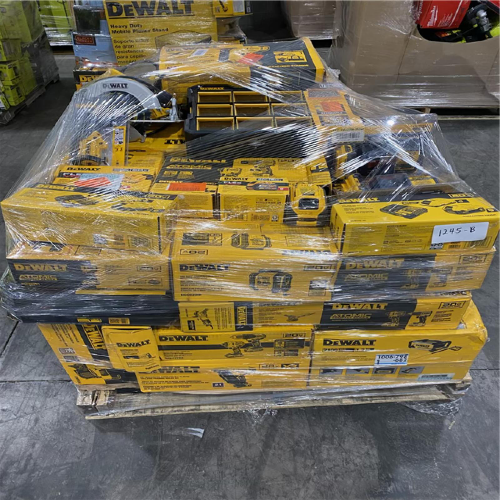 Pittston Location As-Is Power Tools Partial Truckload (13 Pallets) 1245-B