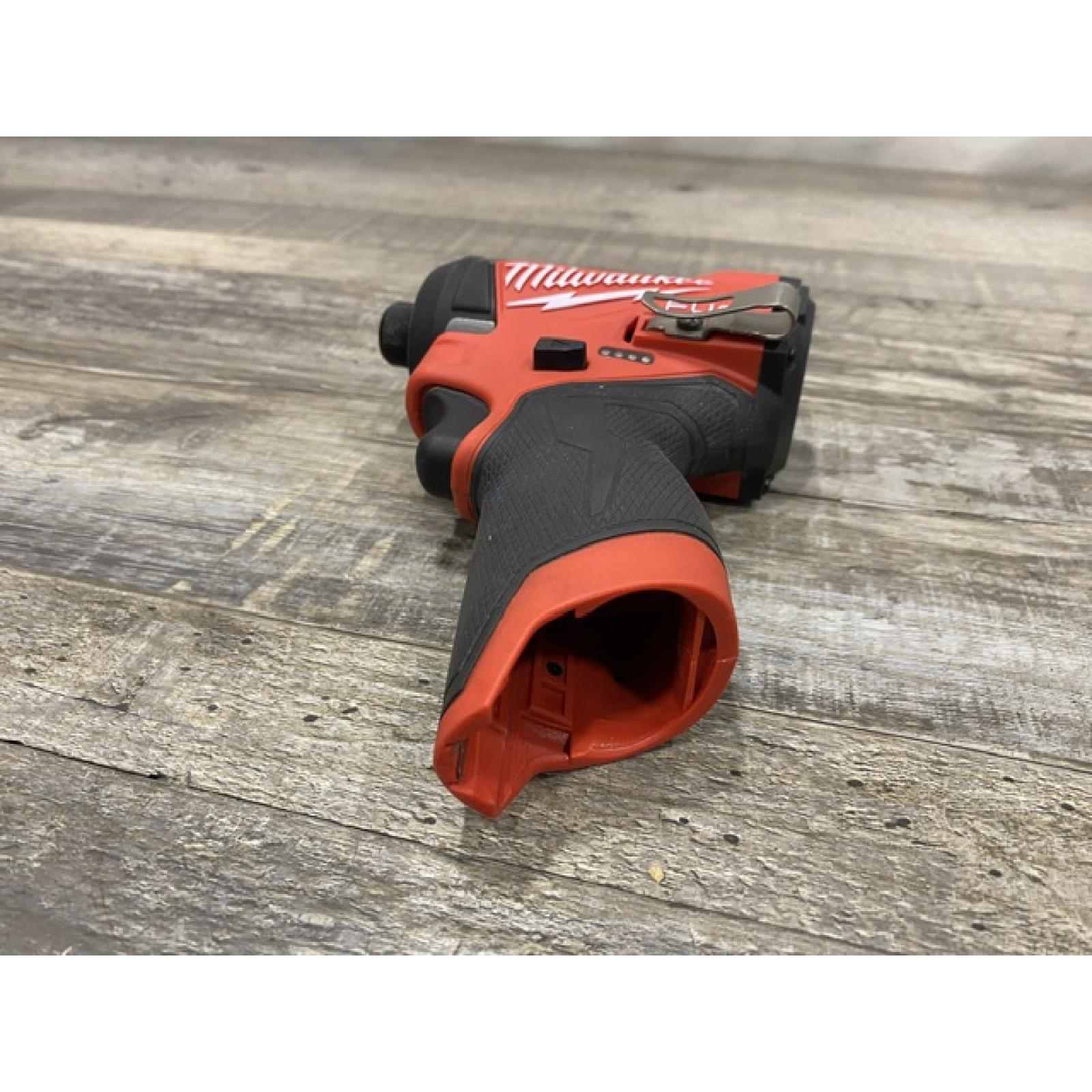 AS-IS Milwaukee FUEL 12V Lithium-Ion Brushless Cordless 1/4 in. Hex Impact Driver (Tool-Only)