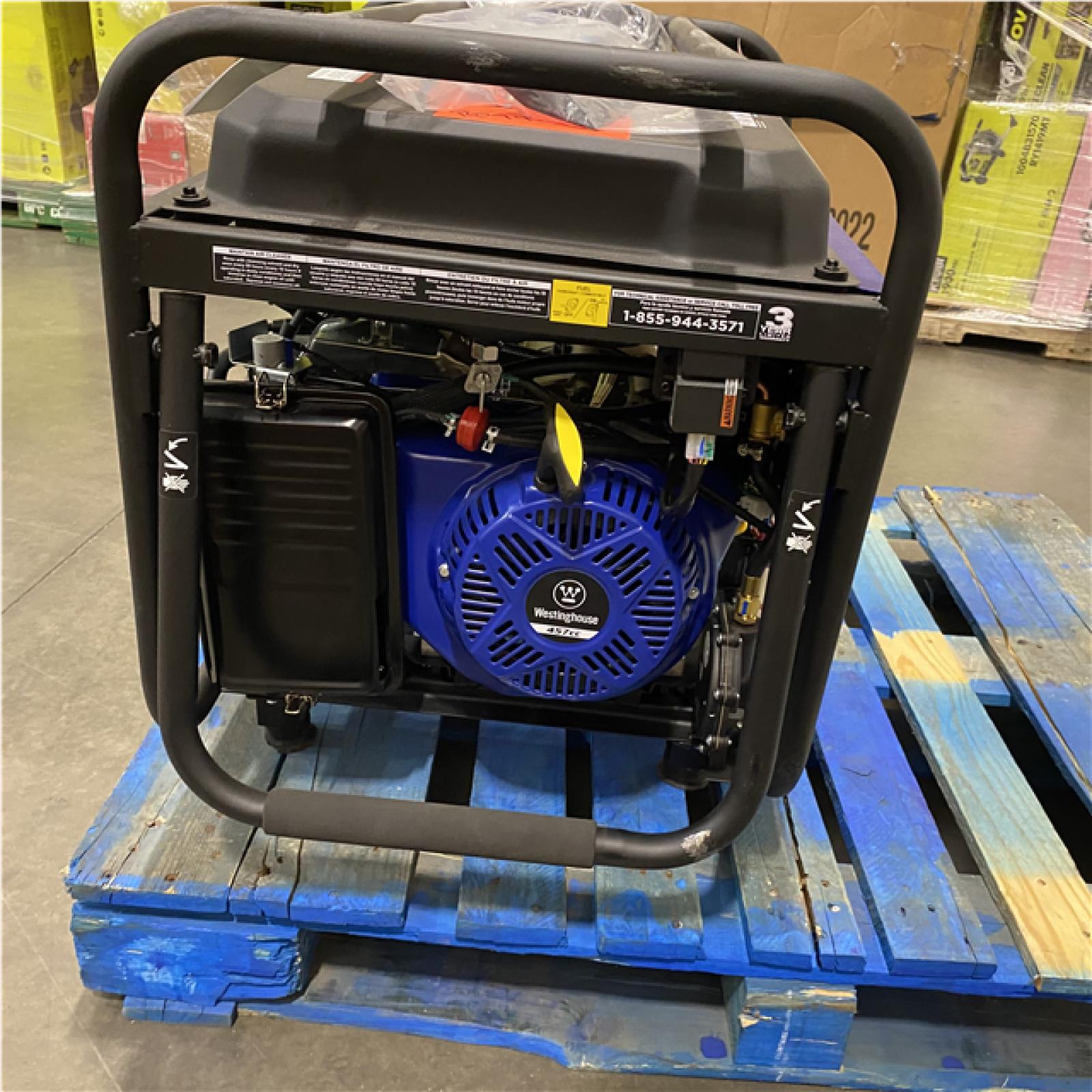 Dallas Location - As-Is Westinghouse Power Equipment Westinghouse Power Equipment 9,500-Watt (120 / 240V) Electric Button / Recoil / Remote Start Multi-Fuel Portable Generator 