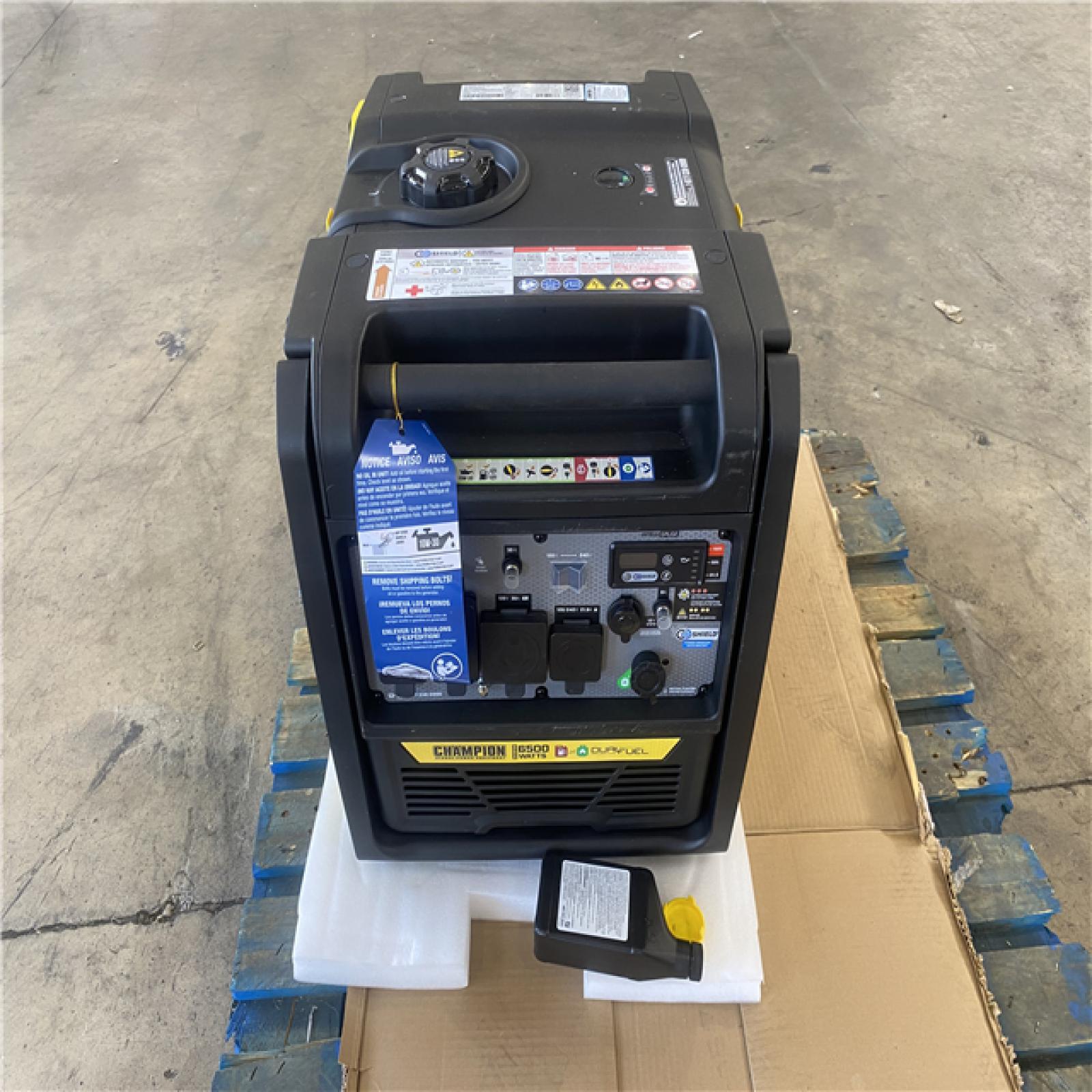 Houston Location - AS-IS Champion Dual Fuel Generator 6500 Watts
