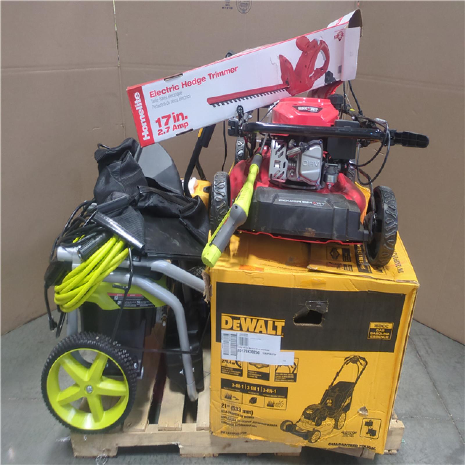 CALIFORNIA AS-IS OUTDOOR POWER EQUIPMENT
