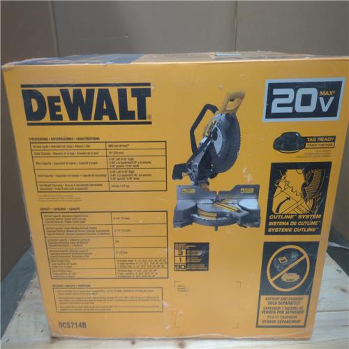 CALIFORNIA NEW DEWALT XR 20V DOUBLE BEVEL COMPOUND