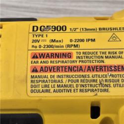 AS-IS Dewalt 20V MAX Lithium-Ion Cordless 1/2 in. Impact Wrench Kit