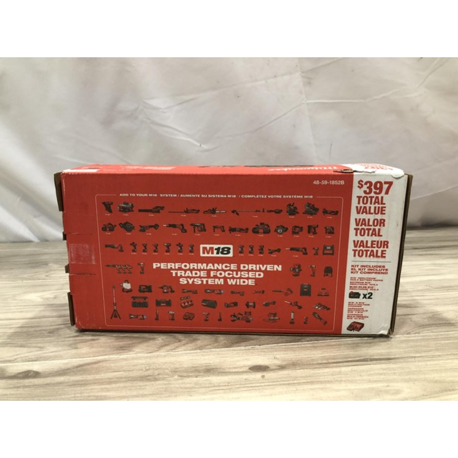 NEW! - Milwaukee M18 18-Volt Lithium-Ion XC Battery Starter Kit