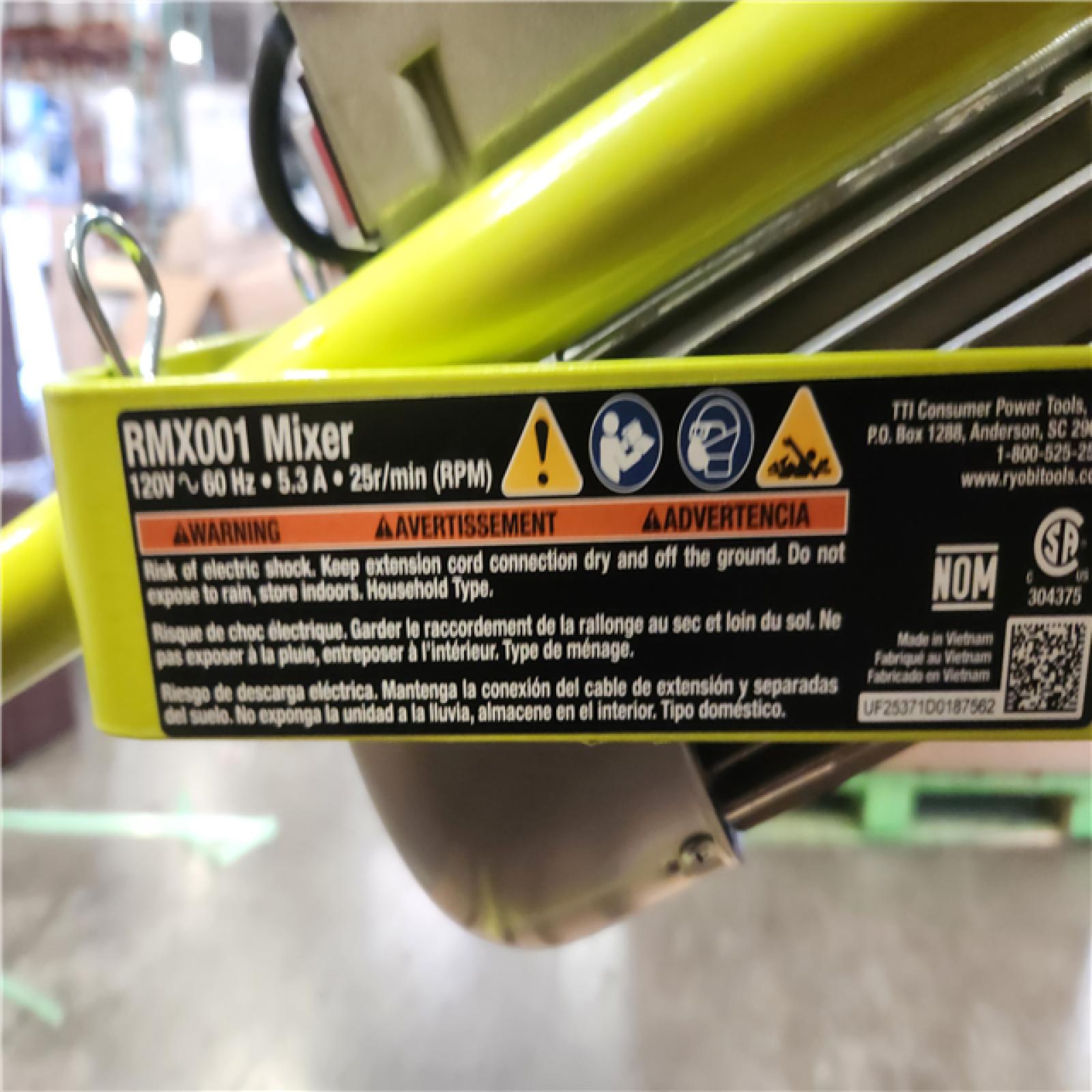 Phoenix NEW RYOBI 5.0 cu. ft. Portable Corded Concrete Mixer with 270 lb. Capacity