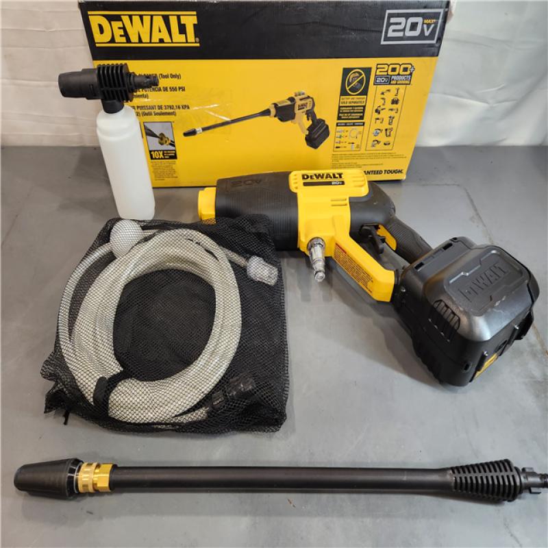 DEWALT DCPW550B 20V MAX Cordless 550 psi Power Cleaner (Tool Only) New  885911716369