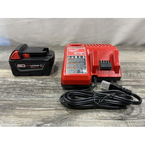 NEW - Milwaukee 18-Volt Lithium-Ion XC Starter Kit with One 5.0Ah Battery and Charger
