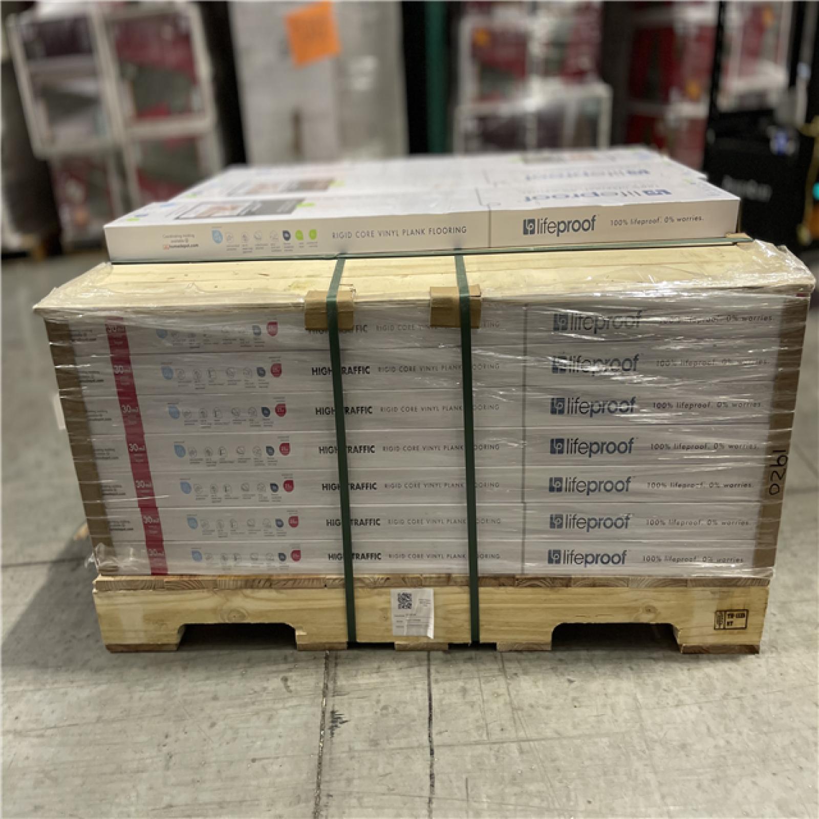 DALLAS LOCATION - Lifeproof Sterling Oak 30 MIL x 8.7 in. W x 48 in. L Click Lock Waterproof Luxury Vinyl Plank Flooring (20.1 sq. ft./case) PALLET-(28 CASES)