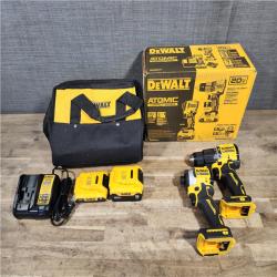 HOUSTON LOCATION - AS-IS DEWALT ATOMIC 20V MAX Lithium-Ion Cordless 2-Tool Combo Kit