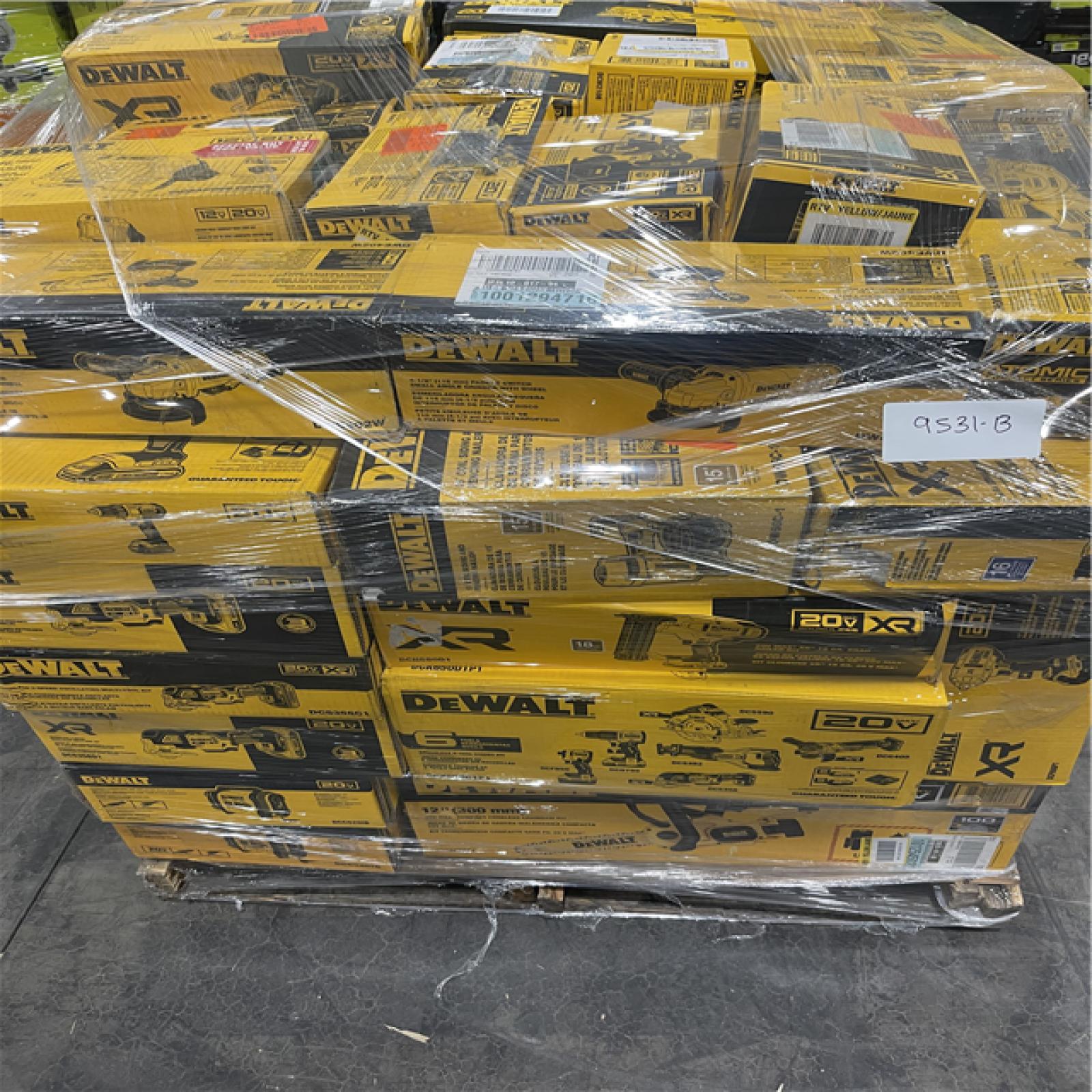 Pittston Location As-Is Power Tools Partial Truckload (13 pallets) 9531-B