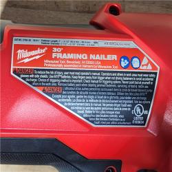 HOUSTON LOCATION - AS-IS (APPEARS LIKE NEW) Milwaukee FUEL 3-1/2 in. 18-Volt 30-Degree Lithium-Ion Brushless Cordless Framing Nailer (Tool-Only)