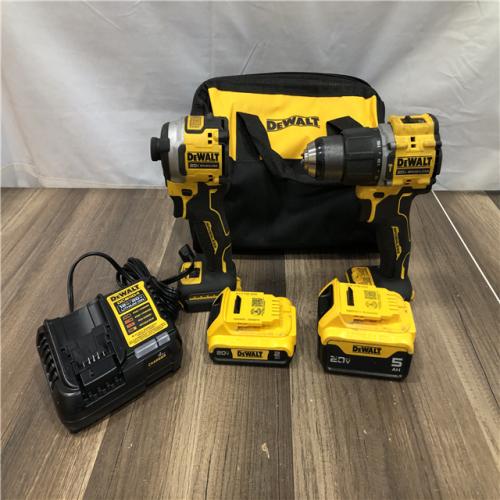 AS-IS DEWALT ATOMIC 20V MAX Lithium-Ion Cordless 2-Tool Combo Kit