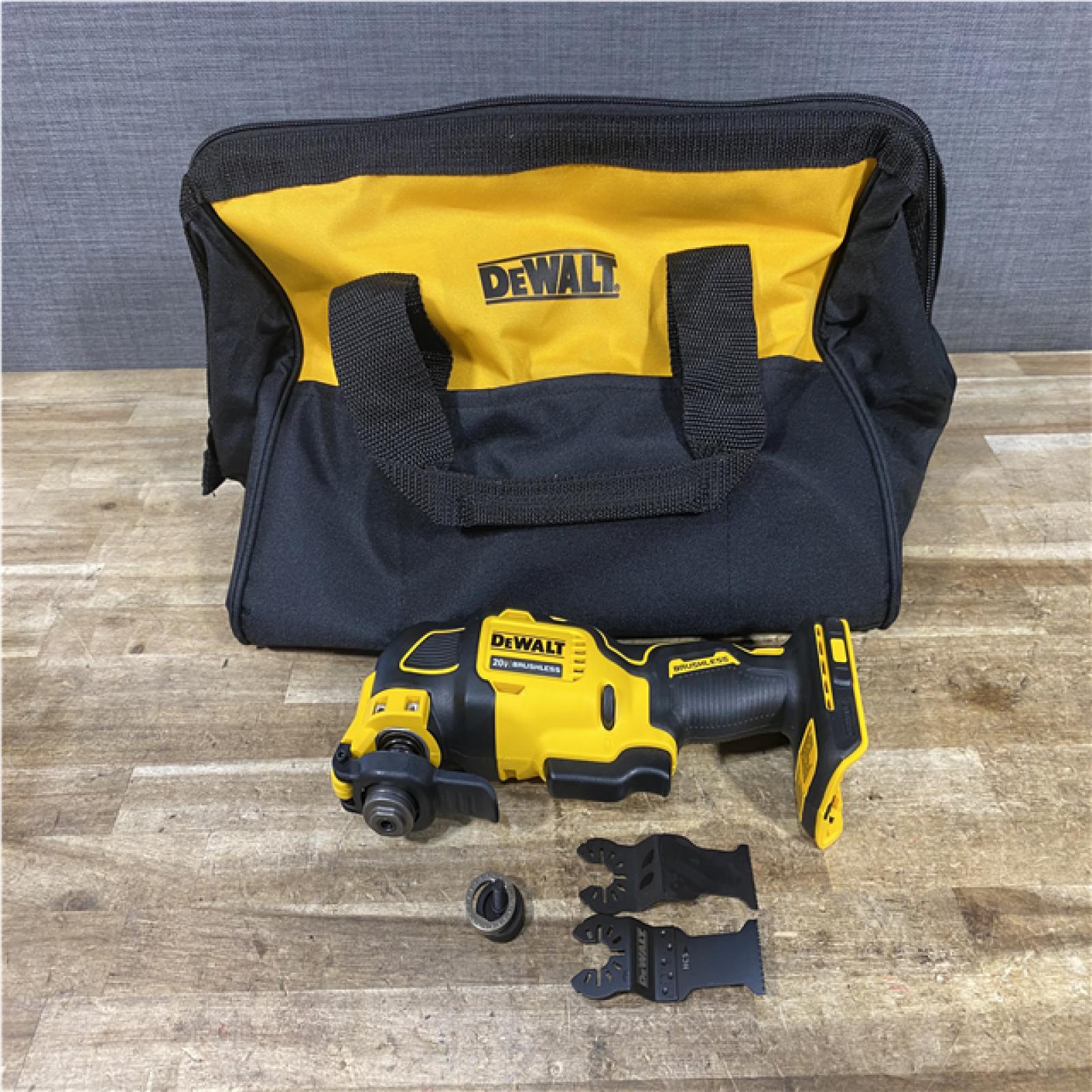 Houston Location AS-IS DEWALT ATOMIC 20V MAX Cordless Brushless Oscillating Multi Tool (Tool Only)