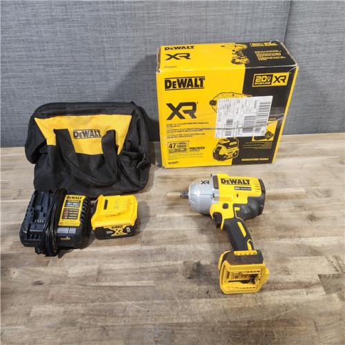 HOUSTON LOCATION - AS-IS Dewalt 20V MAX Lithium-Ion Cordless 1/2 in. Impact Wrench Kit