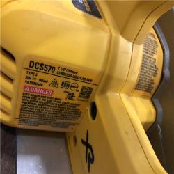AS-IS DEWALT  20V MAX XR Cordless Brushless Circular Saw (Tool Only)
