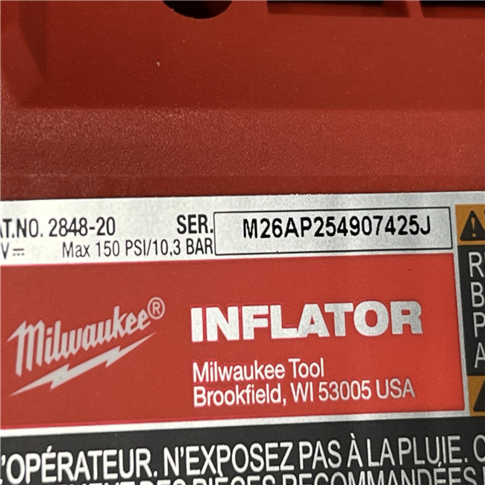 AS-IS Milwaukee 18-Volt Lithium-Ion Cordless Electric Portable Inflator (Tool-Only)