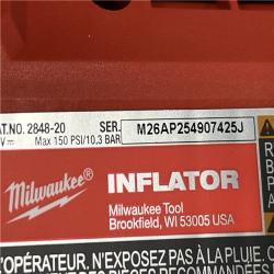 AS-IS Milwaukee 18-Volt Lithium-Ion Cordless Electric Portable Inflator (Tool-Only)