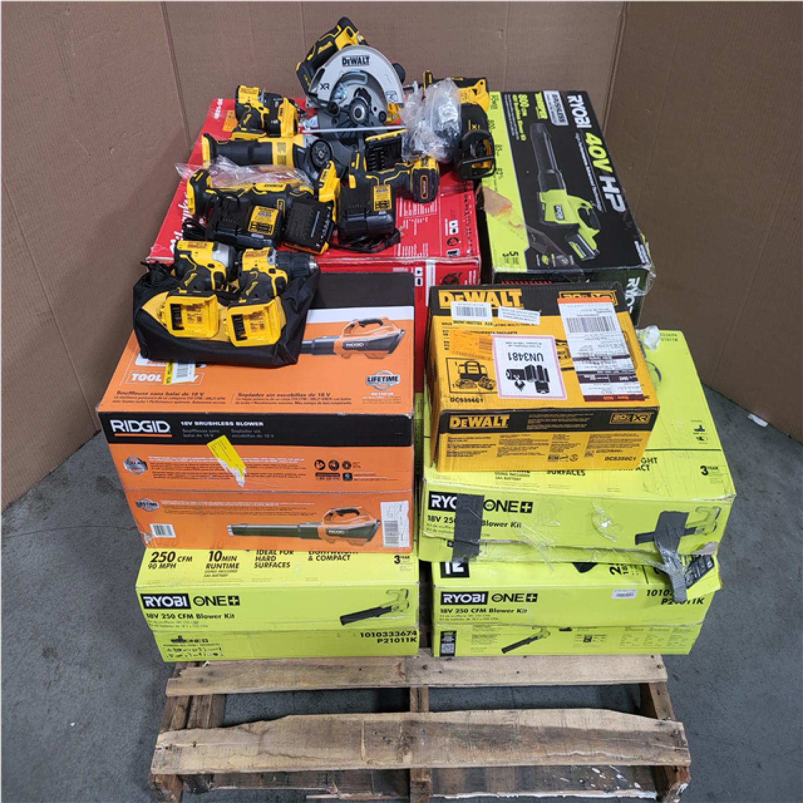 CALIFORNIA AS-IS TOOL PALLET