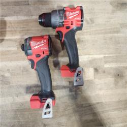 HOUSTON LOCATION - AS-IS MILWAUKEE FUEL 18V Lithium-Ion Brushless Cordless Hammer Drill and Impact Driver Combo Kit