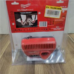 LIKE NEW!  Milwaukee M12 Trap Snake 12V Lithium-Ion Cordless Toilet and Urinal Auger Power Driver W/ 1.5AH Battery and Charger