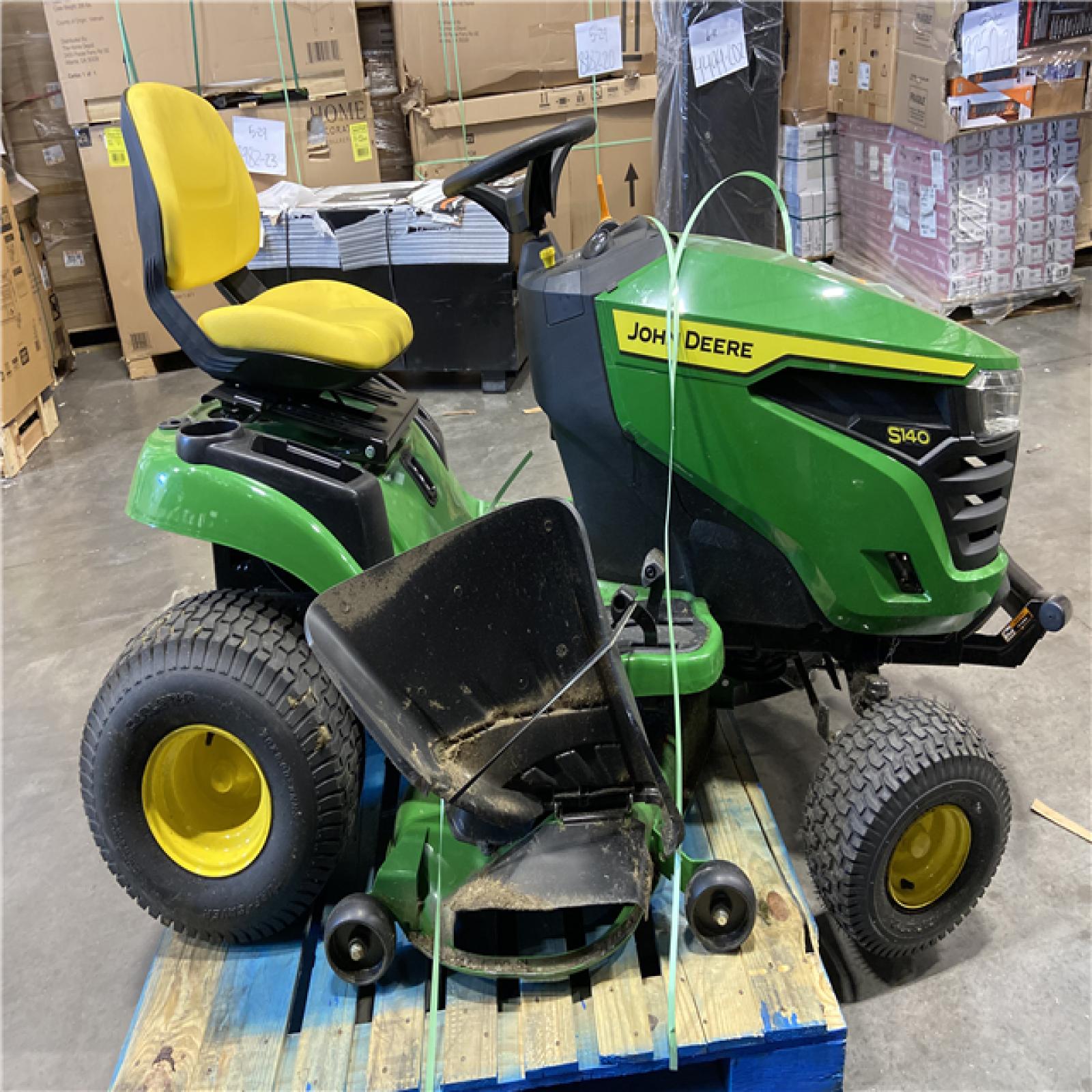 DALLAS LOCATION - John Deere S120 42 in. 22 HP V-Twin Gas Hydrostatic Riding Lawn Mower