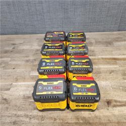 HOUSTON LOCATION - AS-IS DEWALT BATTERY PACK QTY - 8