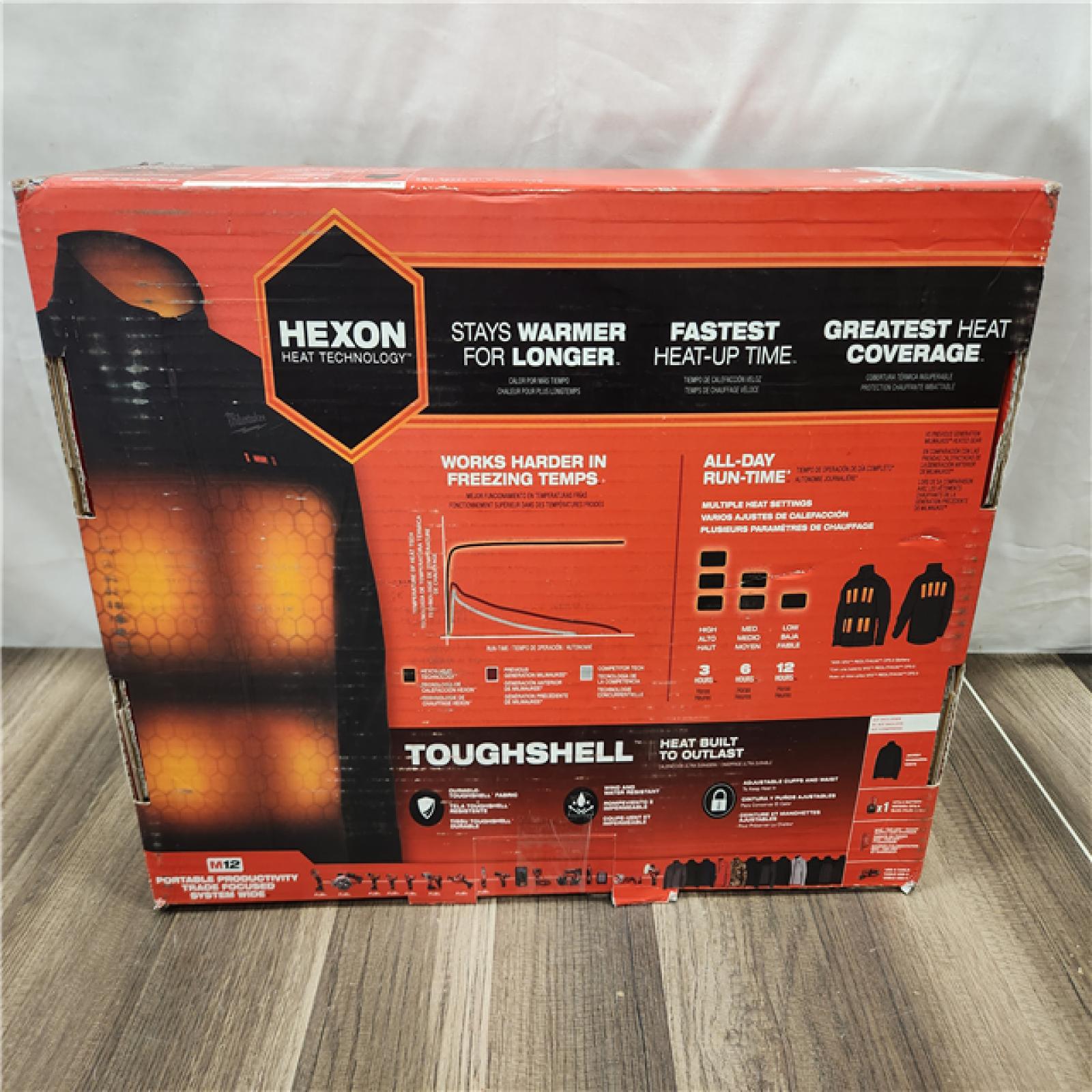 AS-IS- Milwaukee Men's M12 Heated TOUGHSHELL Jacket