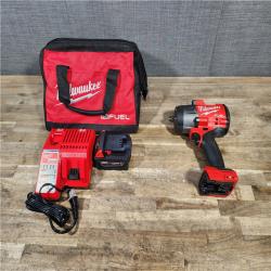 HOUSTON LOCATION - AS-IS (APPEARS LIKE NEW) Milwaukee FUEL 18V Lithium-Ion Brushless Cordless 1/2 in. Impact Wrench w/Friction Ring Kit
