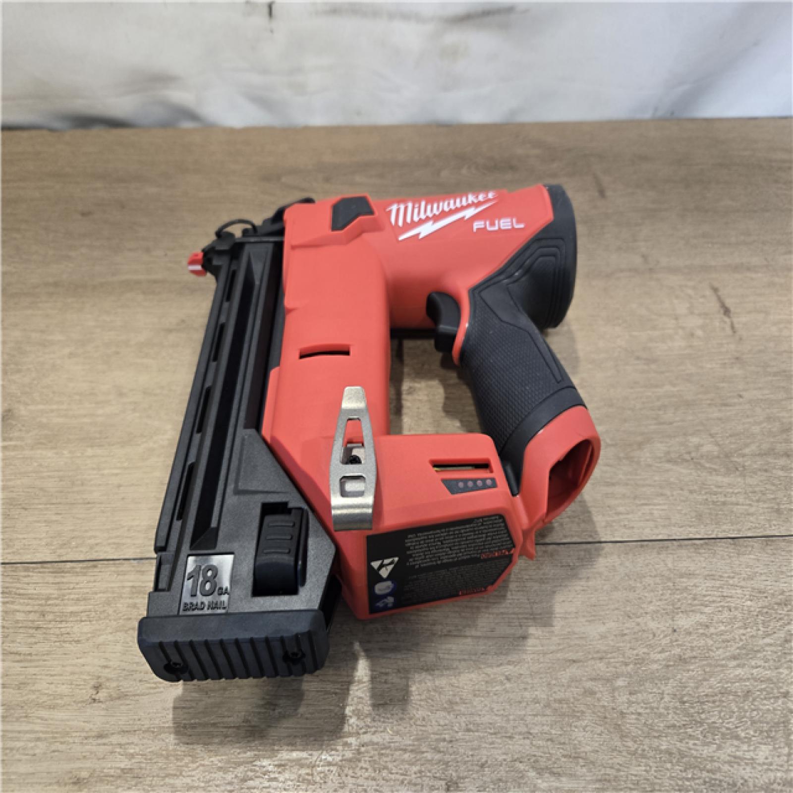 AS-IS Milwaukee FUEL 12V Cordless 18-Gauge 1-1/2 in. Compact Brad Nailer (Tool Only)