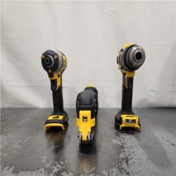 AS-IS- DEWALT 20V MAX Lithium-Ion Cordless 3-Tool Combo Kit
