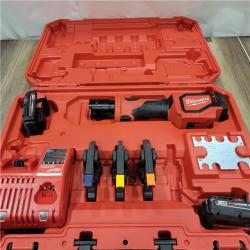 AS-IS  Milwaukee 2674-22P - M18 Short Throw Press Tool Kit - Viega PureFlow & T.