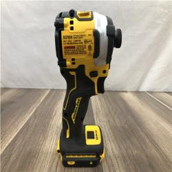 AS-IS DEWALT ATOMIC 20V MAX Lithium-Ion Cordless 1/4 in. Brushless Impact Driver Kit