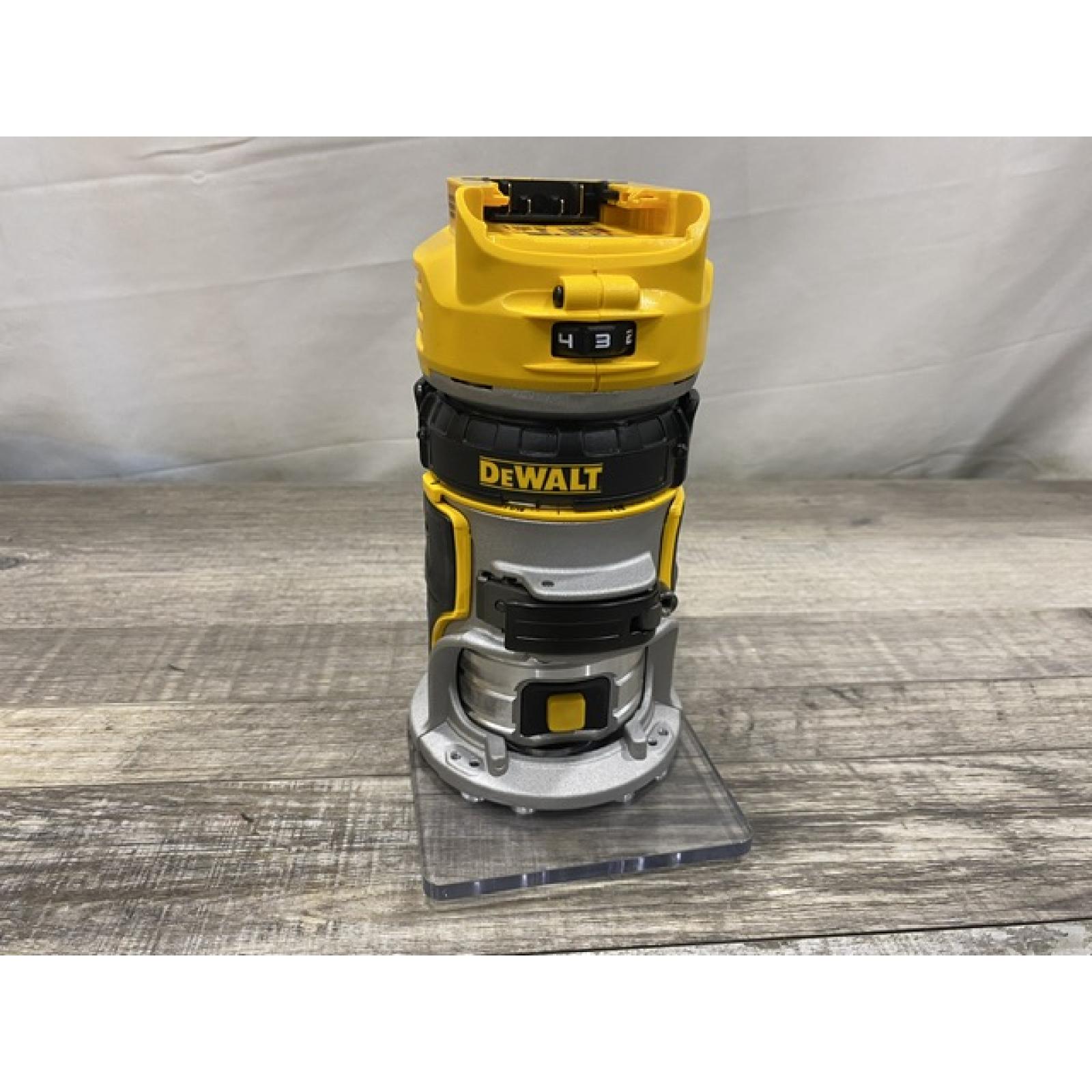 AS-IS DEWALT 20V MAX XR Cordless Brushless Fixed Base Compact Router (Tool Only)