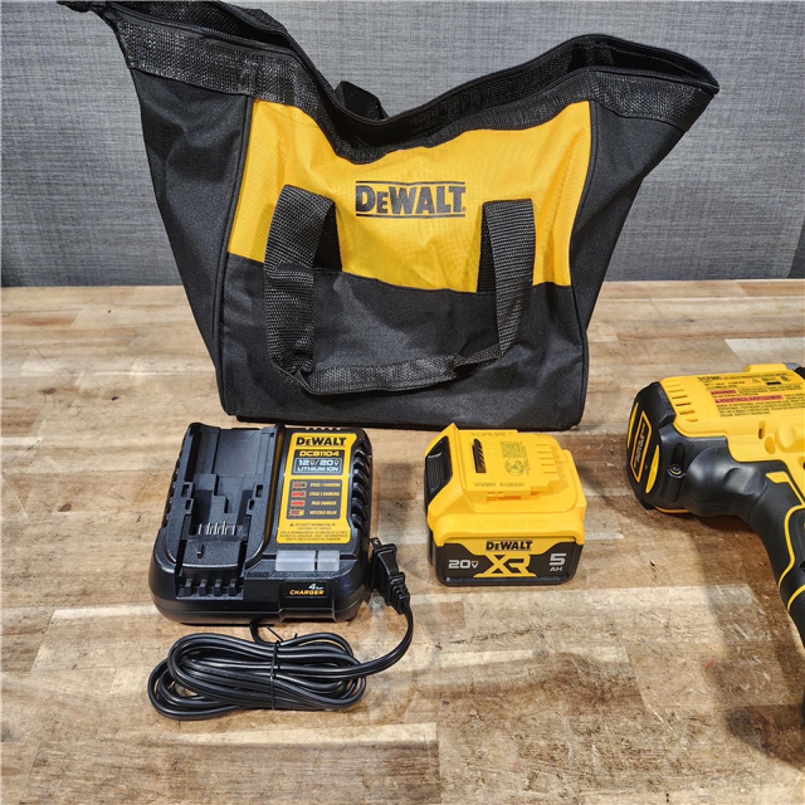 HOUSTON LOCATION - AS - IS DEWALT 20V MAX Lithium-Ion Cordless 1/2 in. Impact Wrench Kit