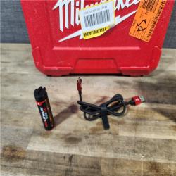 HOUSTON LOCATION - AS-IS MILWAUKEE 100 Ft. REDLITHIUM Lithium-Ion USB Green Rechargeable Cross Line Laser Level