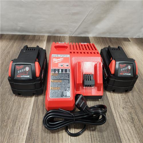 AS-IS - M18 18-Volt Lithium-Ion XC Starter Kit with Two 5.0Ah Batteries and Charger