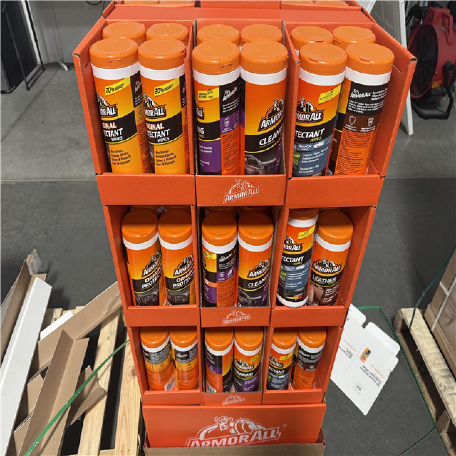CALIFORNIA NEW ARMOR ALL WIPES HOME IMPROVEMENT AND PALLET