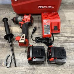 AS-IS Milwaukee FUEL 18V Lithium-Ion Brushless Cordless 1/2 in. Drill/Driver Kit