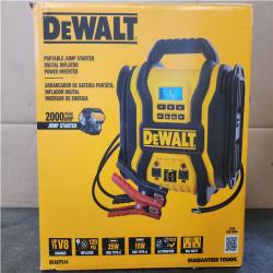 Phoenix NEW DEWALT 2000-Peak Amp Portable Jump Starter with Digital Compressor, USB and AC Power Bank - DXAEPS14