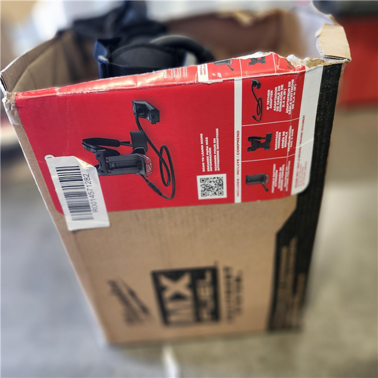 AS-IS - Milwaukee MX FUEL Portable Battery Extension Kit with Backpack Harness and 8 Foot Tether Adapter