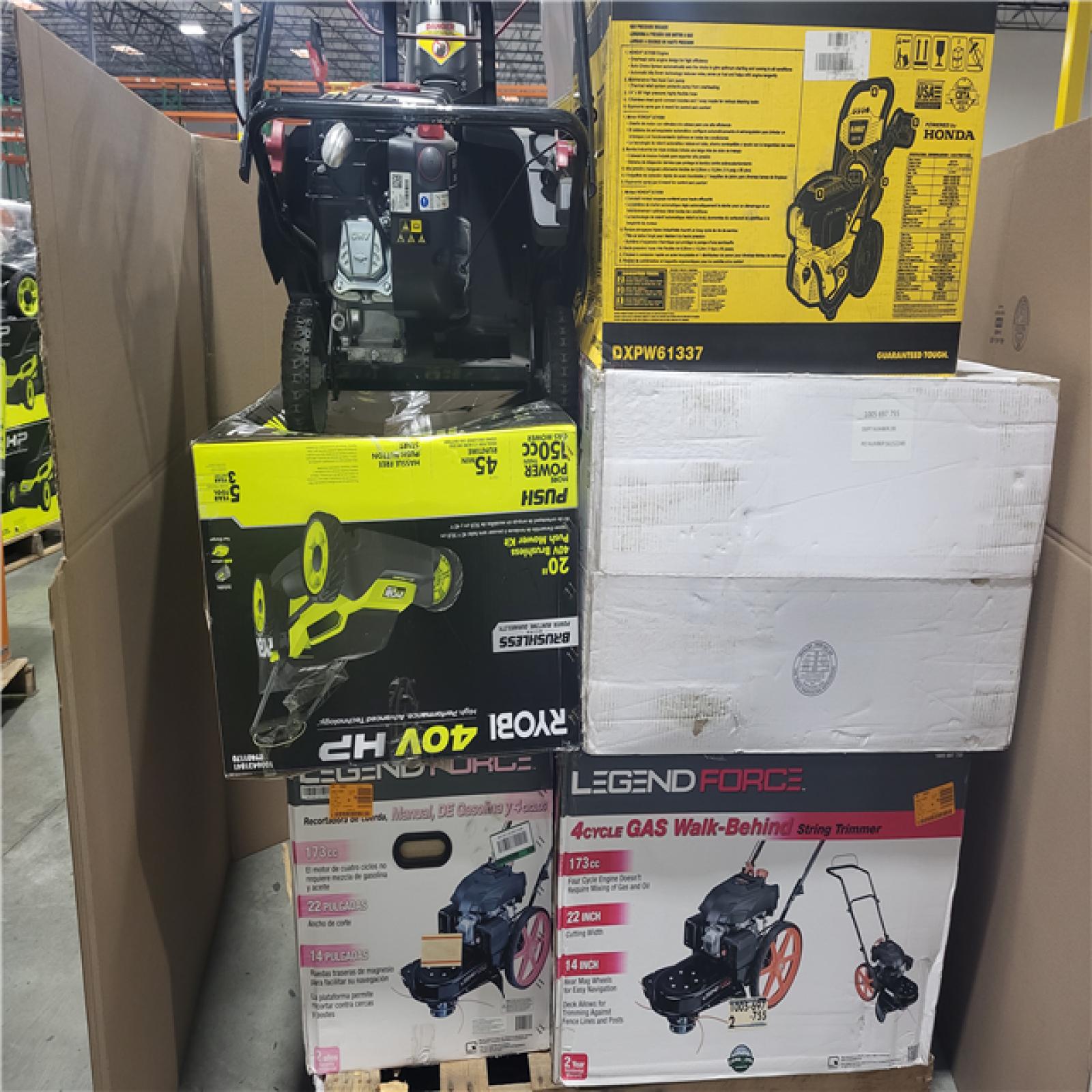 CALIFORNIA AS-IS OUTDOOR POWER EQUIPMENT