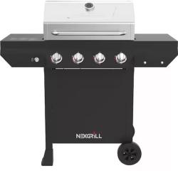 DALLAS LOCATION- NEXGRILL 4-Burner Propane Gas Grill in Black PALLET (3 UNITS)